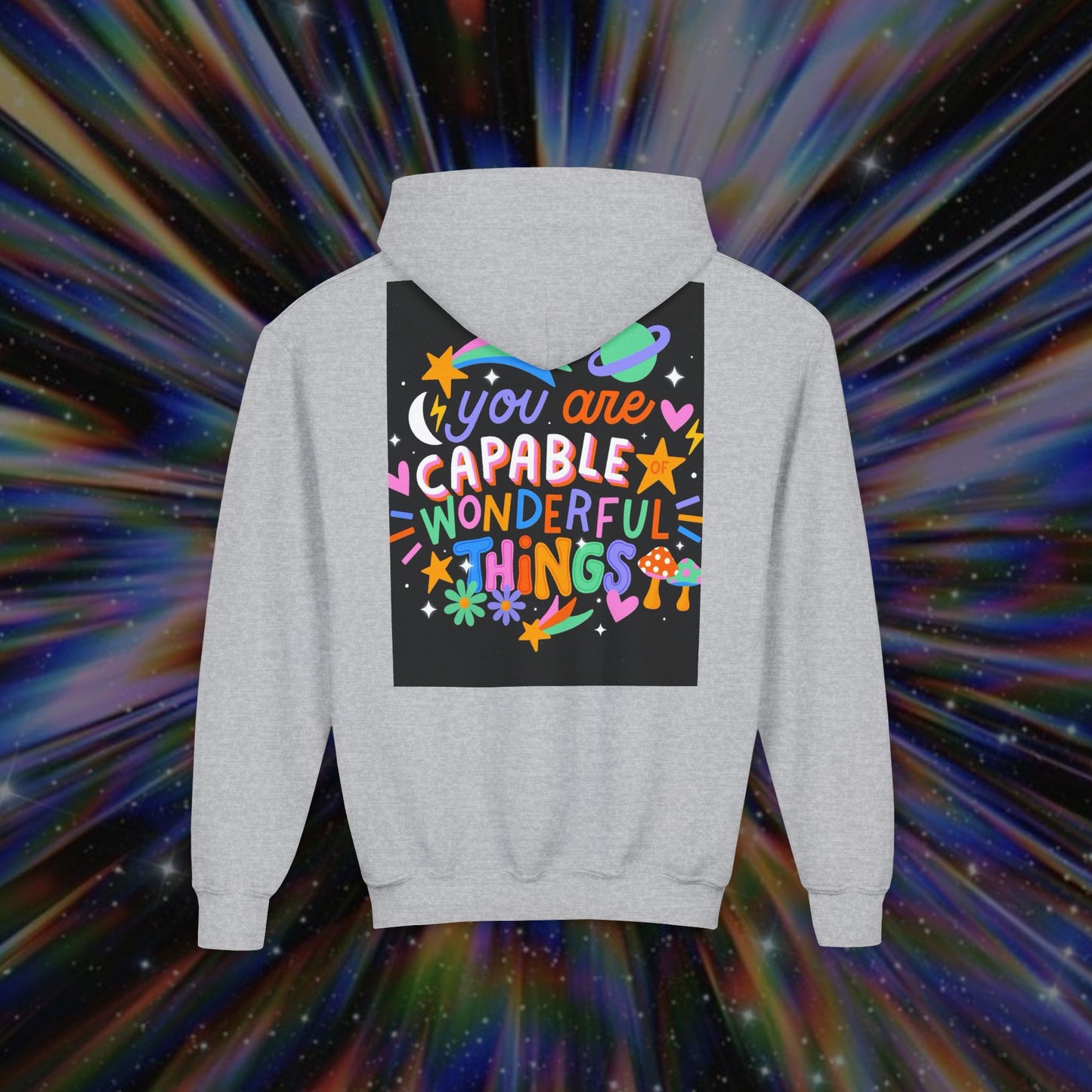 Success starts with a Positive Mindset! Youth Heavy Blend Hooded Sweatshirt