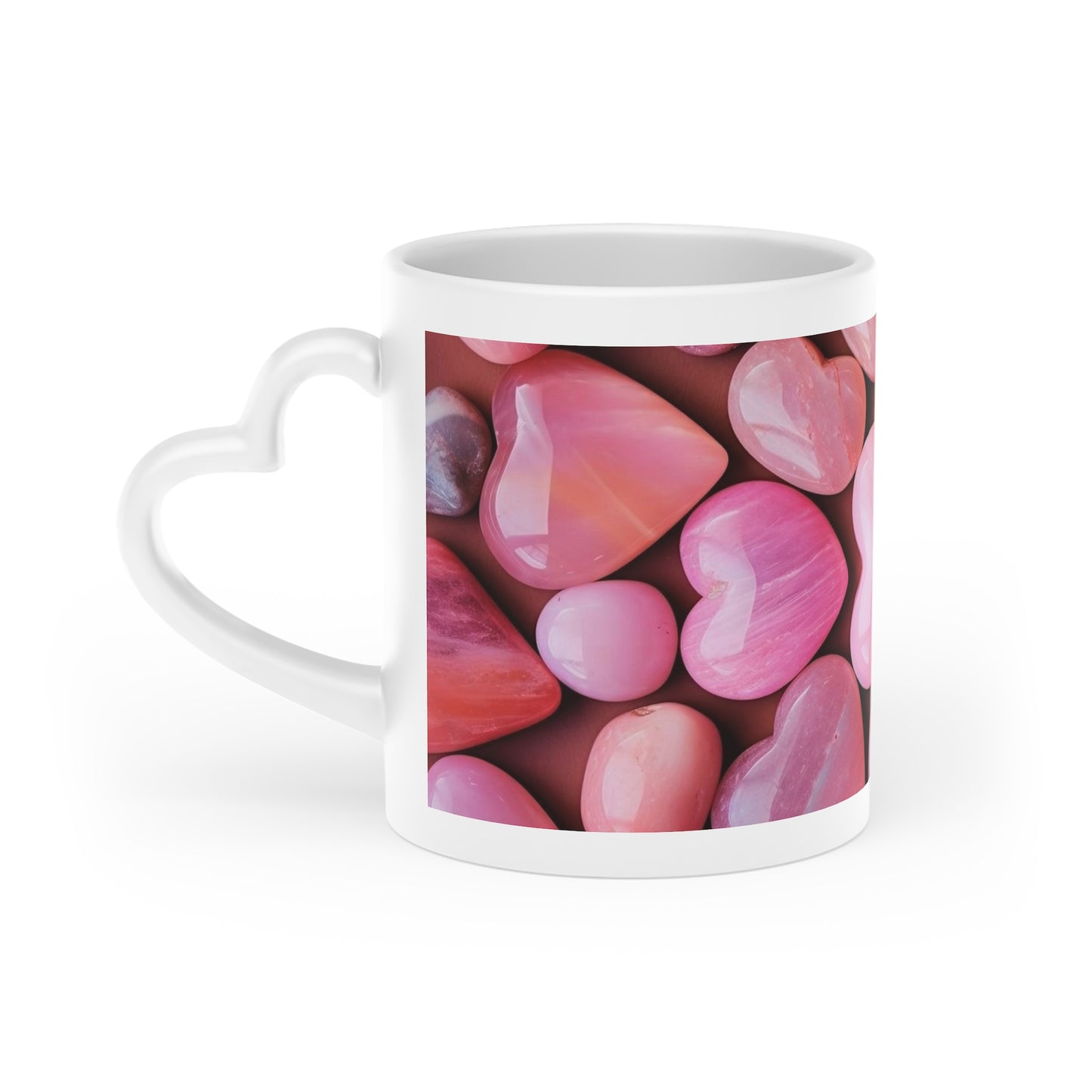 Rose Quartz Heart-Shaped Mug