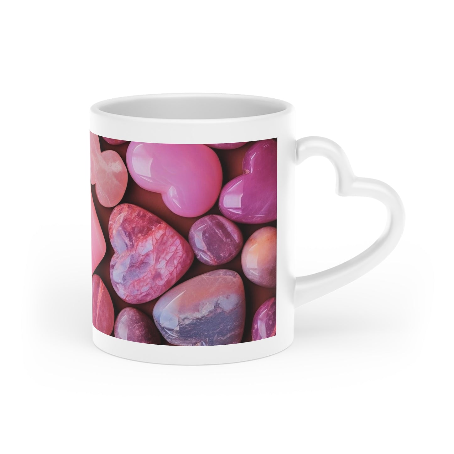 Rose Quartz Heart-Shaped Mug