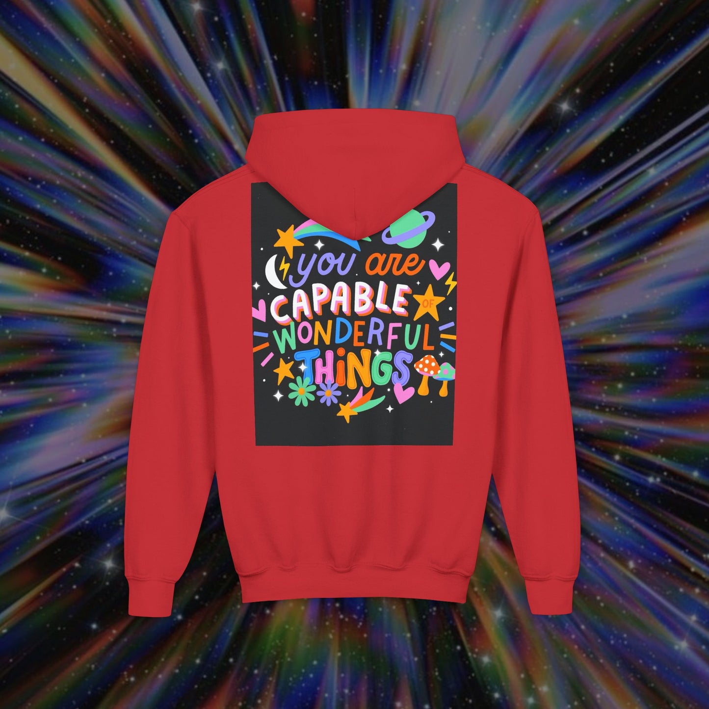 Success starts with a Positive Mindset! Youth Heavy Blend Hooded Sweatshirt