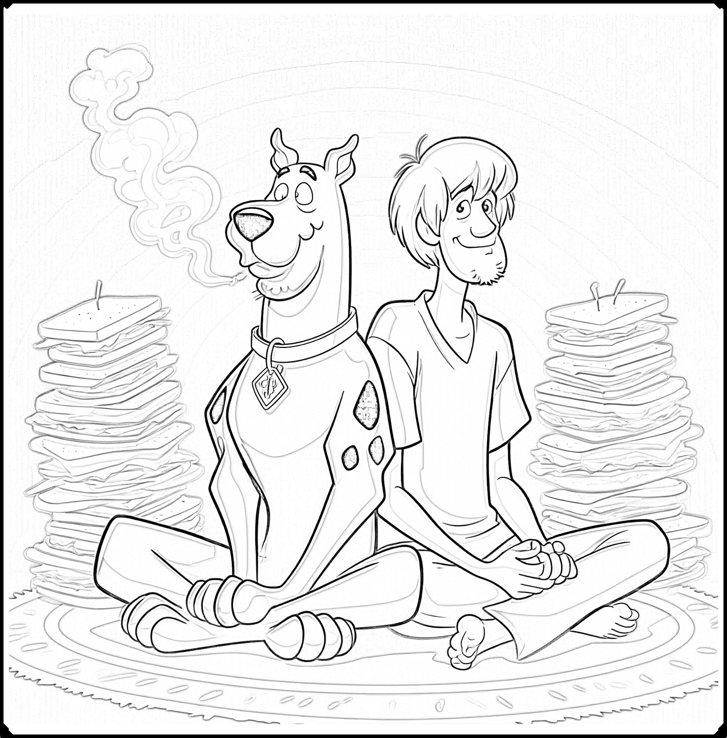 420 Friendly Coloring Book ( Cartoon Classics )